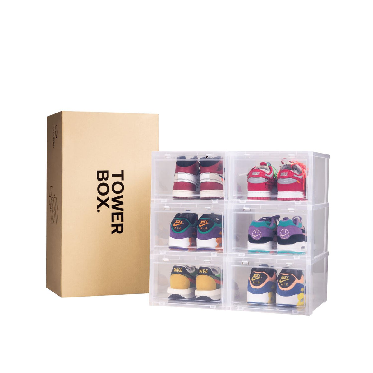 Tower Box Premium Sneaker Storage (6 Pieces) – The Marathon Shop