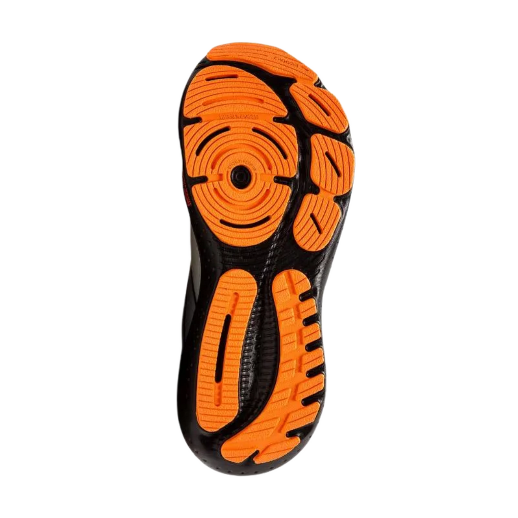 Brooks Men Glycerin 21 Shoe - Ecru / Orange / Black - The Marathon Shop 