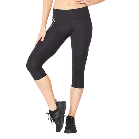 2XU Women Aero Vent Mid-Rise Comp 3/4 - The Marathon Shop 