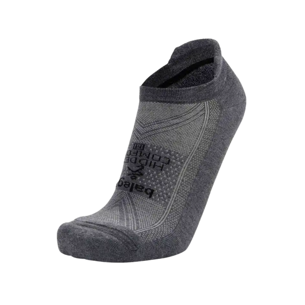 Balega Men Hidden Comfort No Show Charcoal - The Marathon Shop 