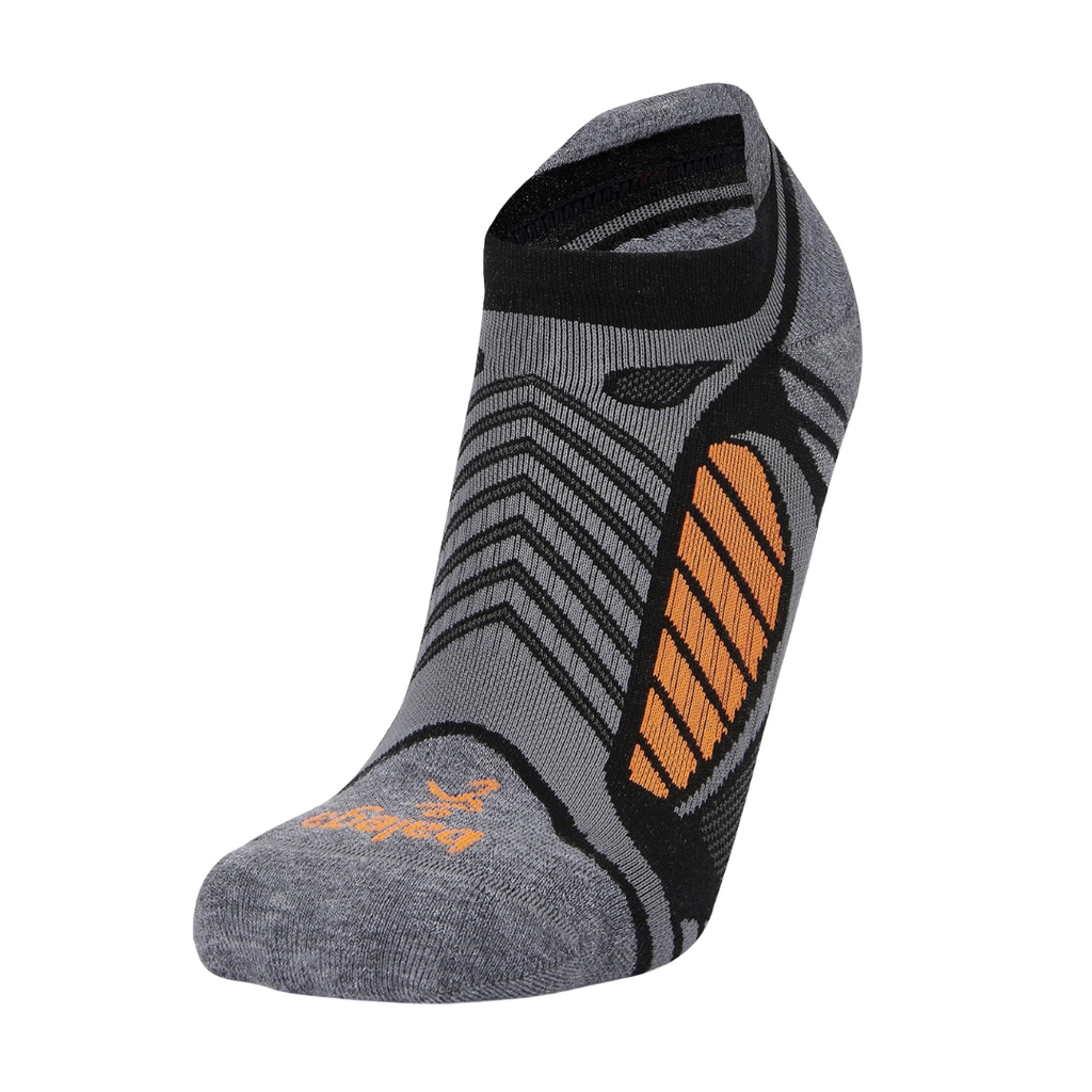 Balega Men Ultra Light No Show Sock Black/Grey - The Marathon Shop 