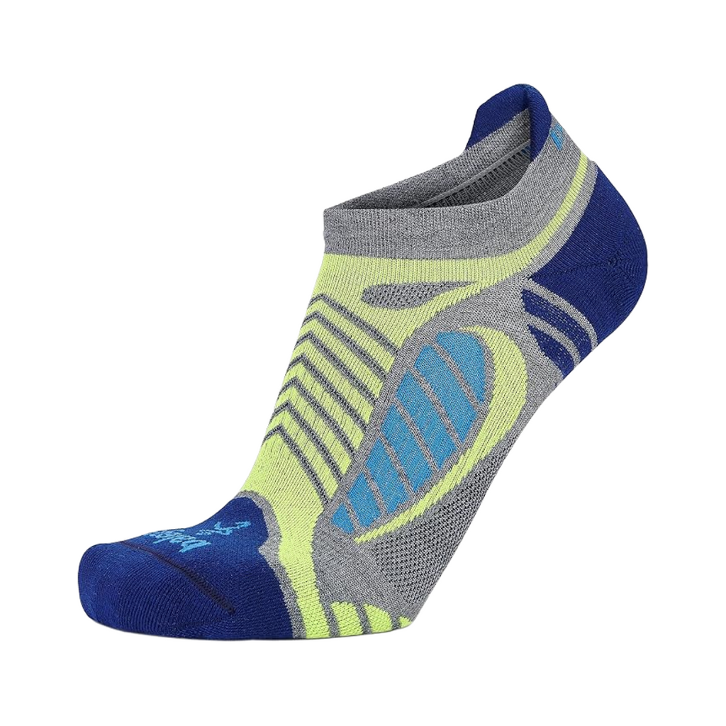 Balega Men Ultra Light No Show Sock Grey Heather - The Marathon Shop 