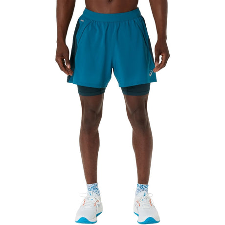 Asics Men Road 2N1 5IN Short - The Marathon Shop 