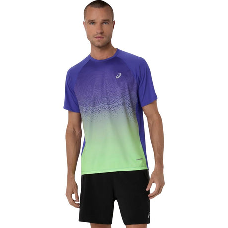Asics Men Road Fade Short Sleeve Top - The Marathon Shop 