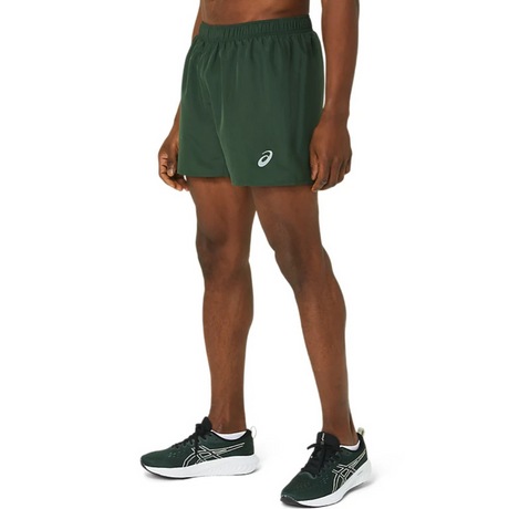 Asics Men Silver 5 In Short Rain Forest - The Marathon Shop 
