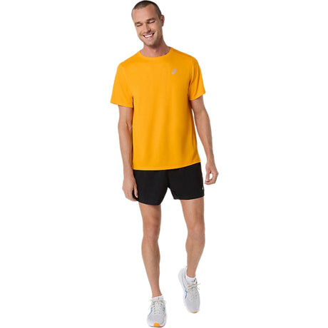 Asics Men Silver Short Sleeve Tee - The Marathon Shop 