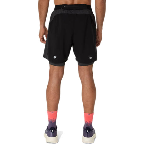 Asics Mens Road 2-n-1 7" Shorts - The Marathon Shop 