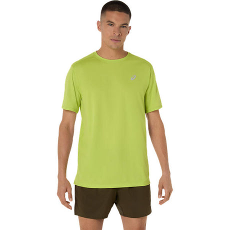 Asics Silver Short Sleeve Top - The Marathon Shop 