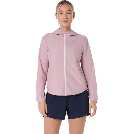 Asics Women Silver Jacket - The Marathon Shop 