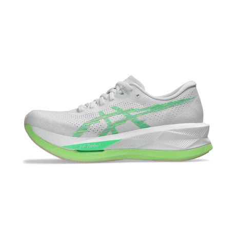 Asics Women Sonicblast Running Shoe White/Vital Green - The Marathon Shop 