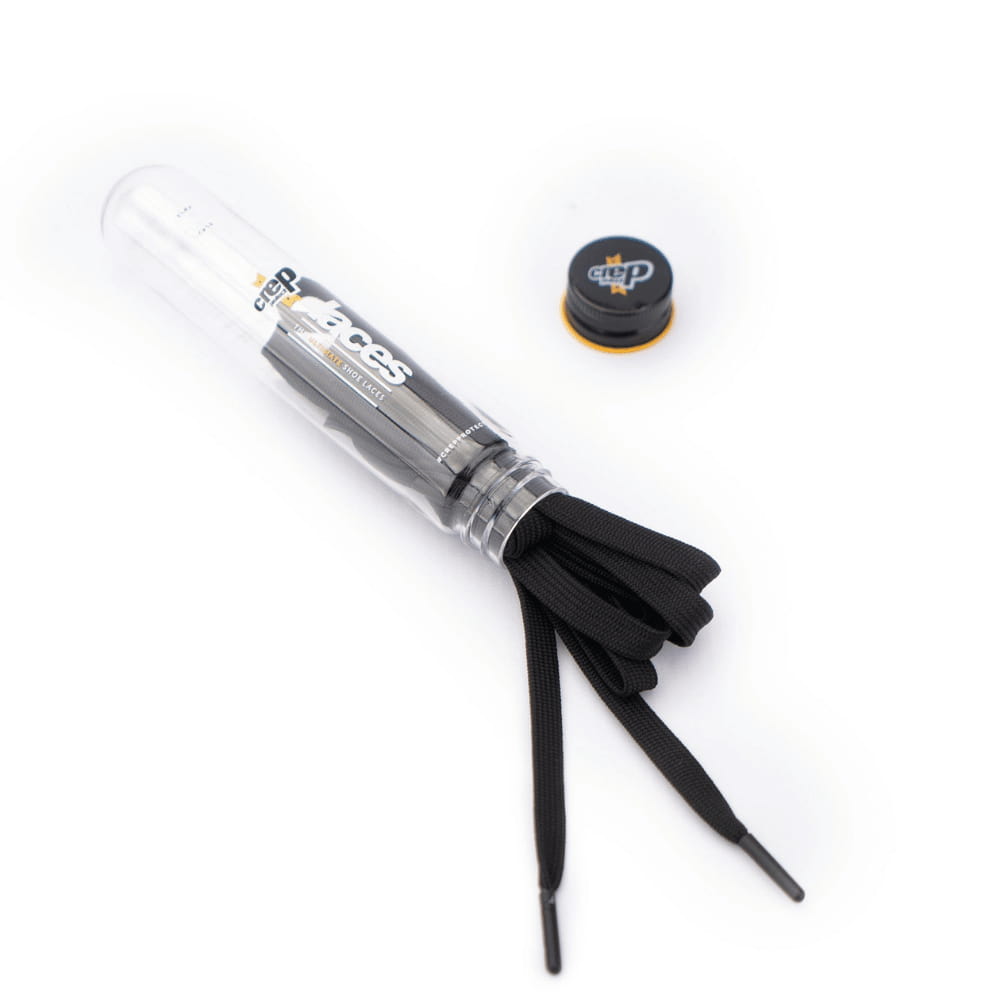 Crep Protect Pre-Treated Laces - Black (Flat) – The Marathon Shop