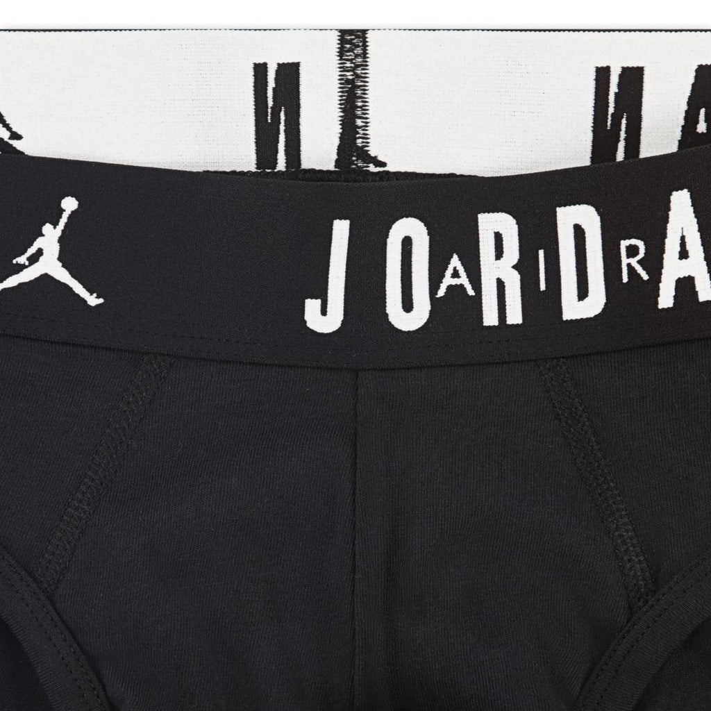 Jordan Men Flight Cotton 3-Pack Brief Black - The Marathon Shop 