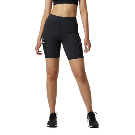 New Balance Women Q Speed Utility Fitted Short - The Marathon Shop 