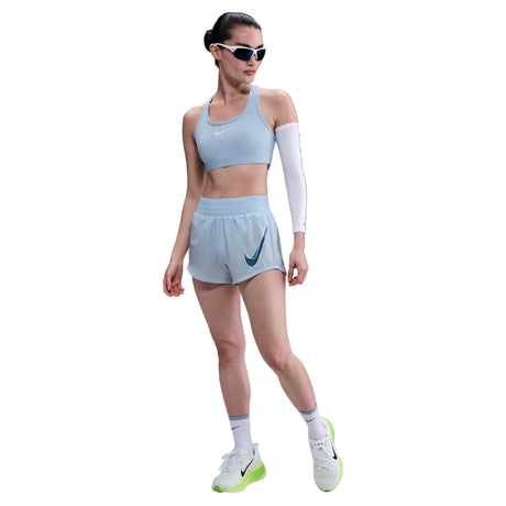 Nike Womens One Dri-FIT Mid-Rise Brief-Lined Shorts - The Marathon Shop