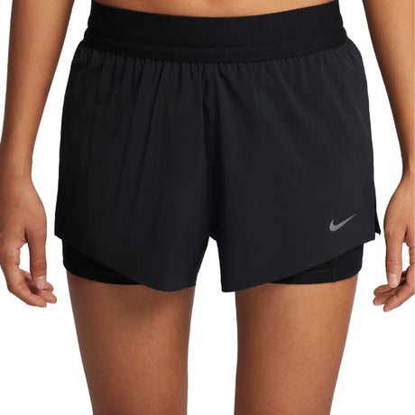 Nike Womens Swift Dri-FIT Mid-Rise 2-in-1 Running Shorts - The Marathon Shop