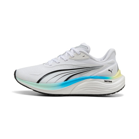 Puma Women Electrify Nitro 4 Shoe White Mint - The Marathon Shop 