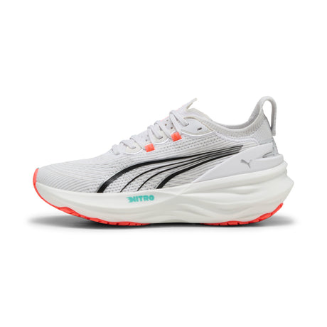 Puma Women ForeverRun NITRO™ 2 Running Shoe White Aquatic - The Marathon Shop 