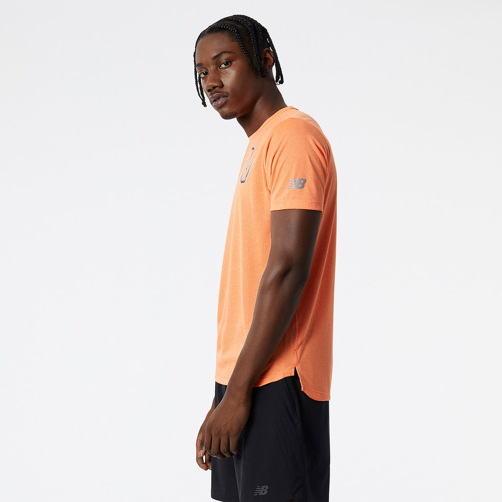 New Balance Men Graphic Impact Run Tee - The Marathon Shop 