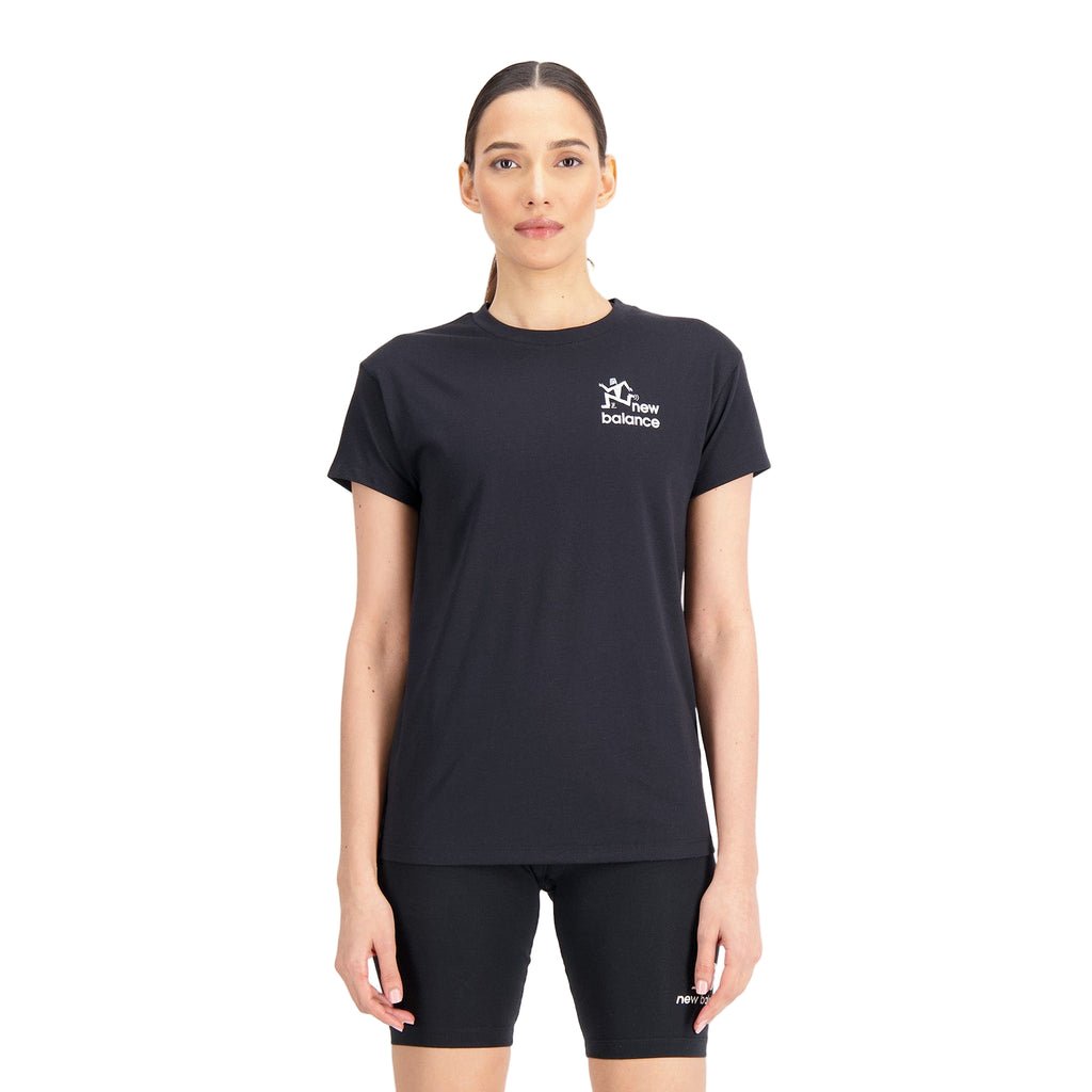 New Balance Women Accelerate Pacer Graphic Short Sleeve - The Marathon Shop 