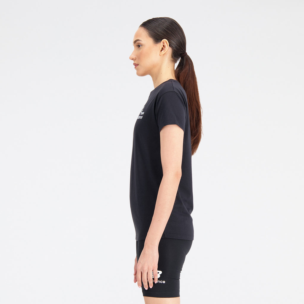 New Balance Women Accelerate Pacer Graphic Short Sleeve - The Marathon Shop 