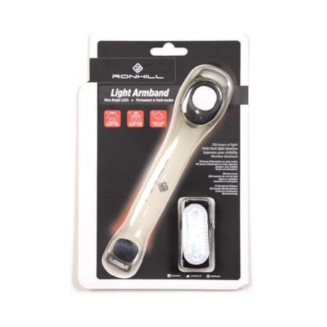 Ronhill Unisex Light Armband Glow White - The Marathon Shop 