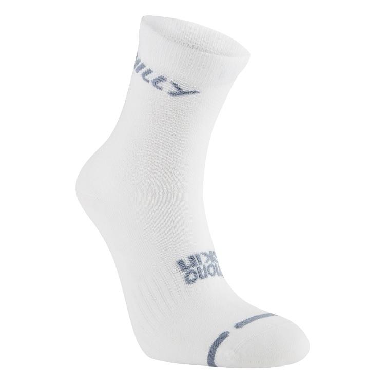 Hilly Men's Lite Anklet Running Socks - White Accessories Hilly 