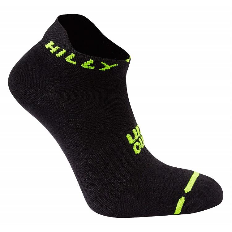 Hilly Men's Lite Socklet - Black Accessories Hilly 