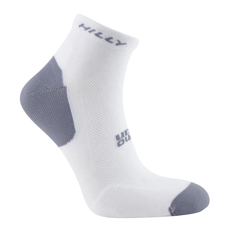 Hilly Men's Tempo Quarter - White/Black (2 Pack) Accessories Hilly 