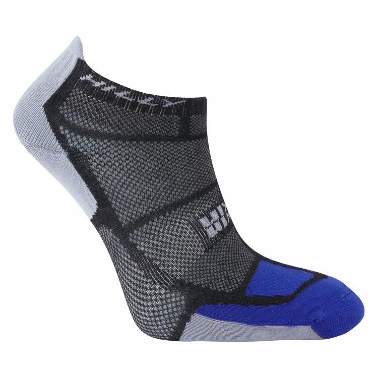 Hilly Men's Twin Skin Socklet - Black Accessories Hilly 