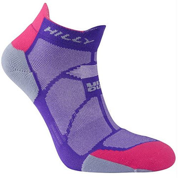 Hilly Women's Marathon Fresh Socklet - Purple Accessories Hilly 