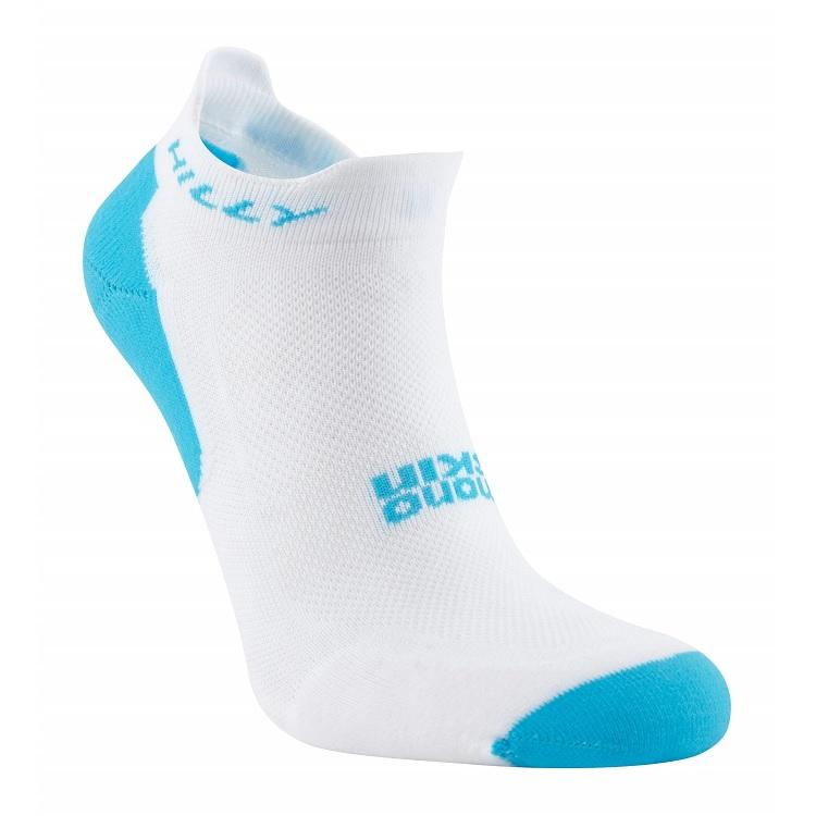 Hilly Women's Tempo Socklet - White/Black (2 Pack) Accessories Hilly 
