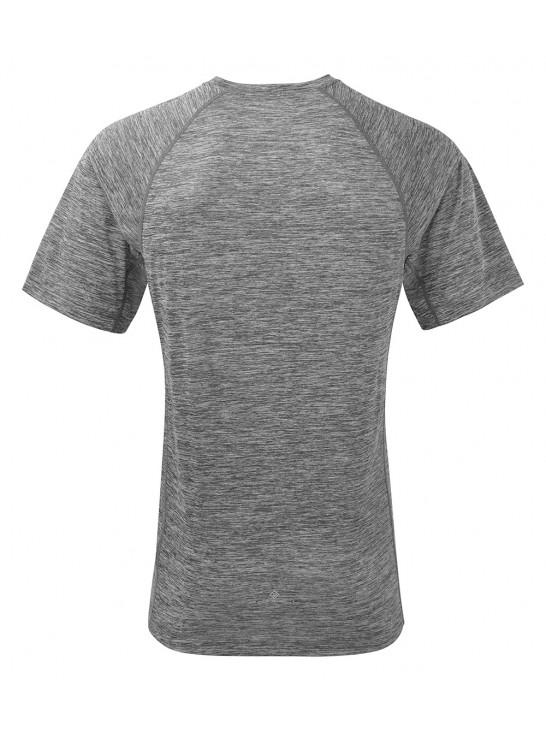 Ronhill Men Momentum S/S Tee Grey Marl Apparel - Men Ronhill 