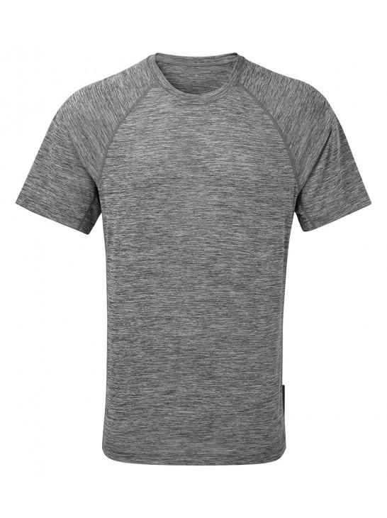 Ronhill Men Momentum S/S Tee Grey Marl Apparel - Men Ronhill 